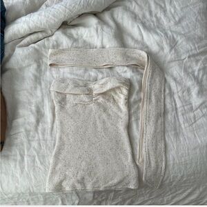 Elegant Cream Women's Top